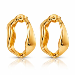 BEBEOUZ Gold-Plated Stainless Steel Earrings