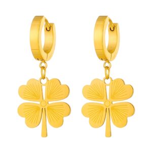 BEBEOUZ Gold-Plated Stainless Steel Earrings