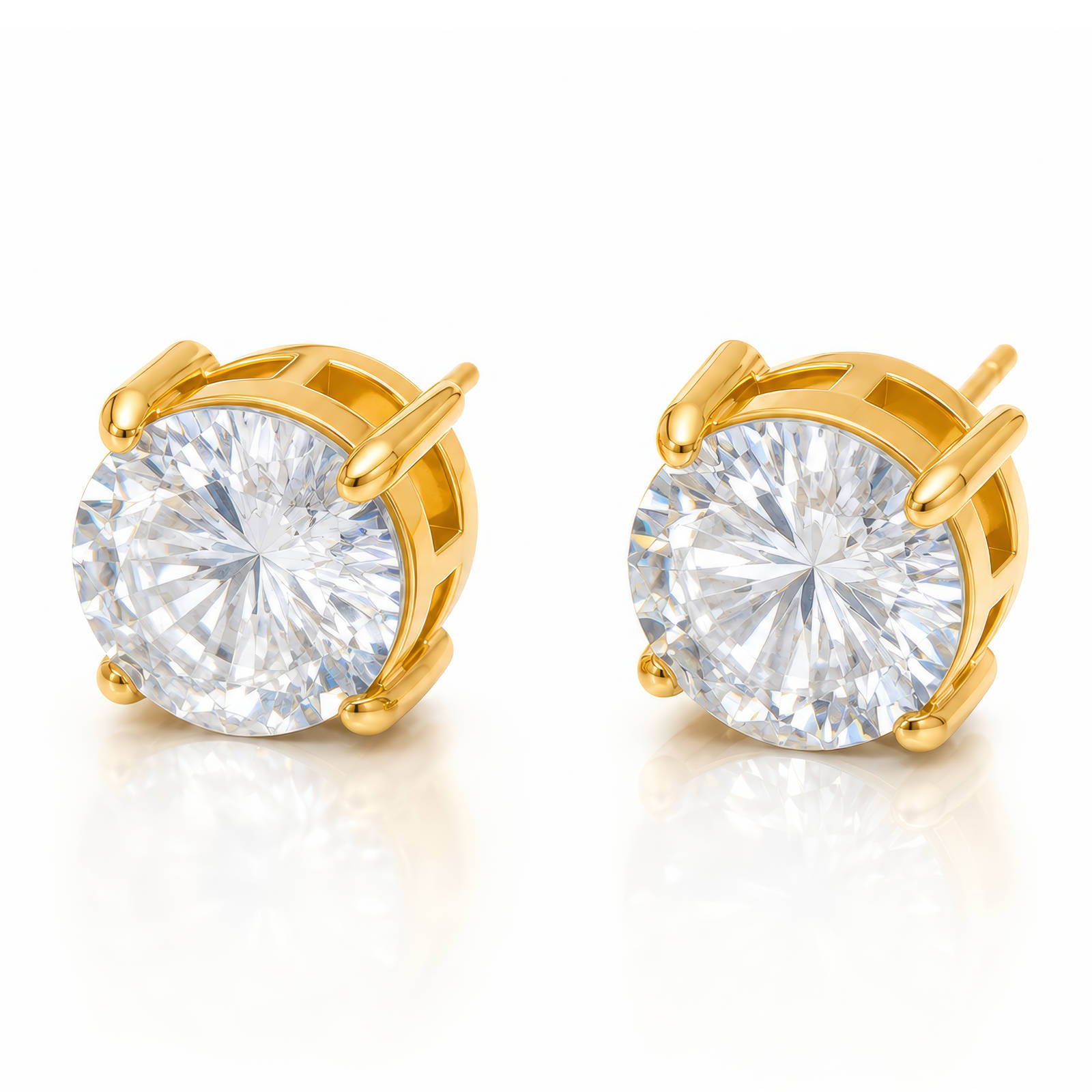 BEBEOUZ Gold-Plated Stainless Steel Earrings - Ear Stack