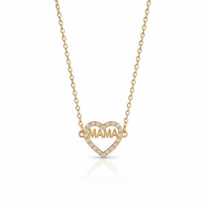 "Heart" PVD Gold-Plated Stainless Steel Necklace - Intensity (92619-0)
