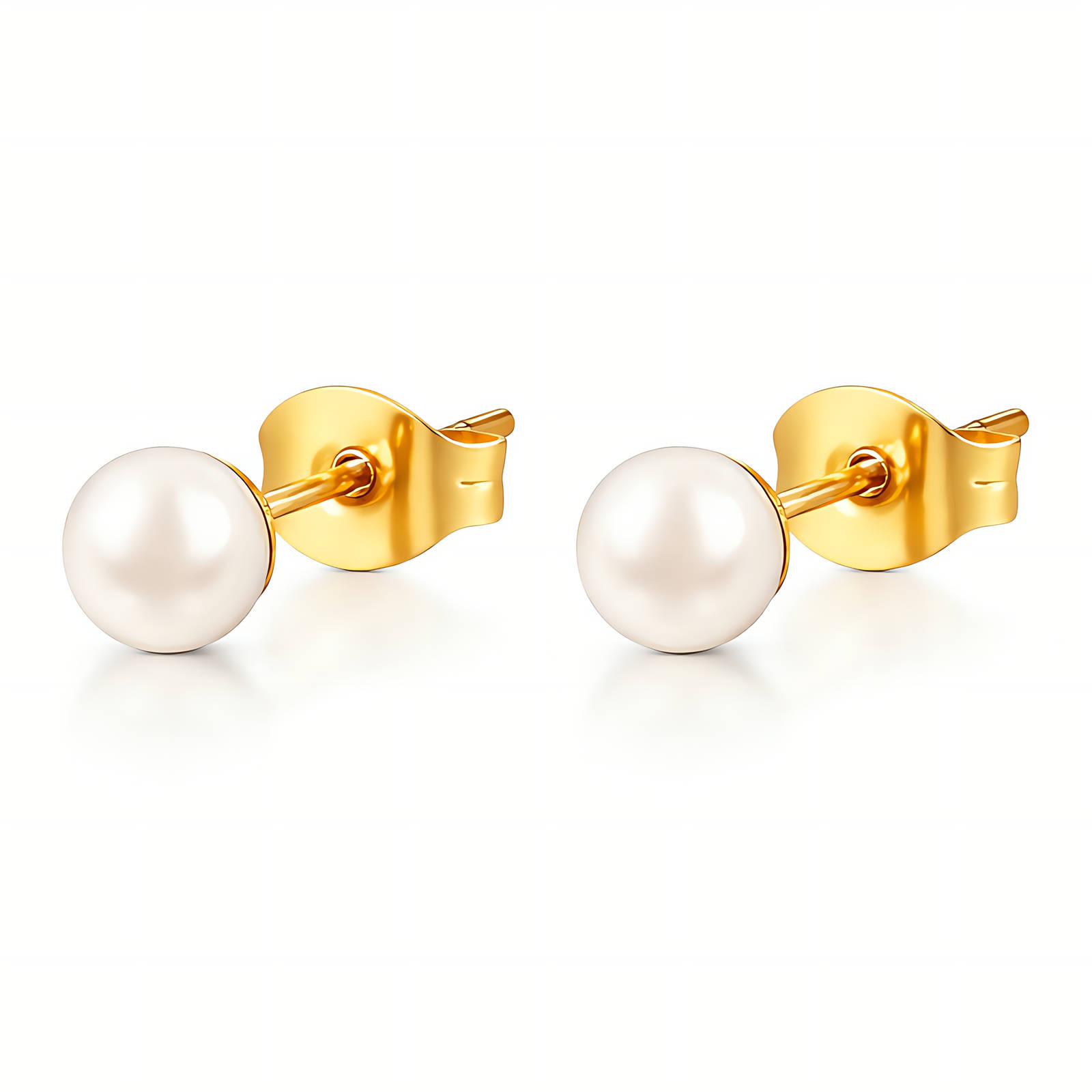 PVD Gold-Plated Stainless Steel Earrings - Ear Stack (90478-0)