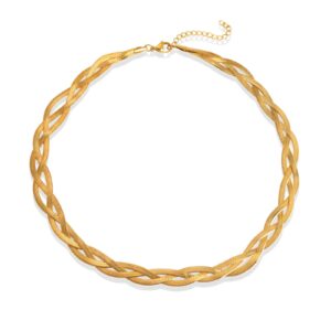 PVD Gold-Plated Stainless Steel Necklace - Intensity (87352-0)