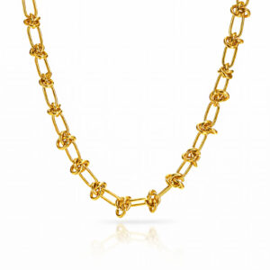PVD Gold-Plated Stainless Steel Necklace - Intensity (87381-0)